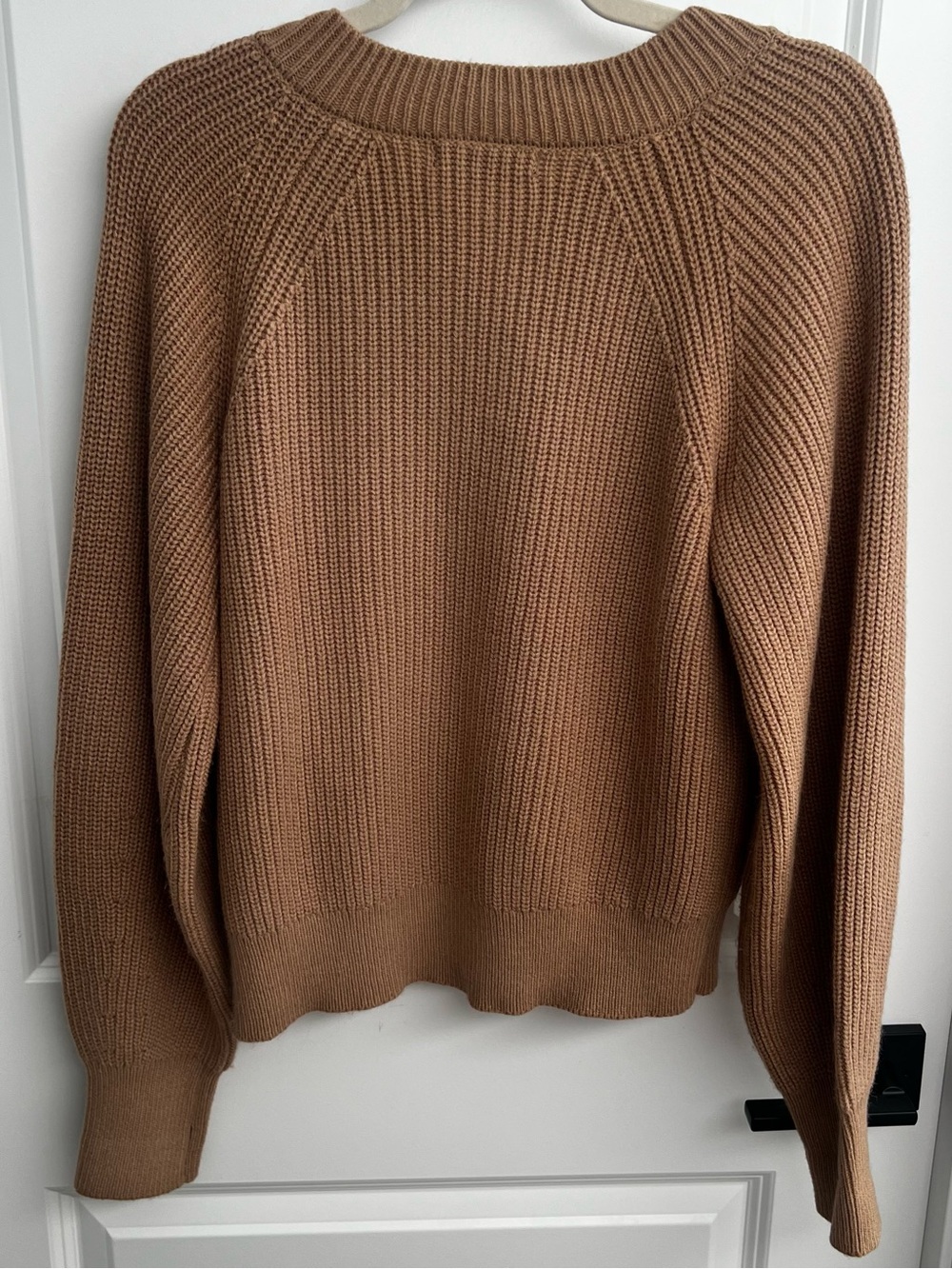 Banana Republic Tan Ribbed Button-Front Cardigan - Picture 6 of 6